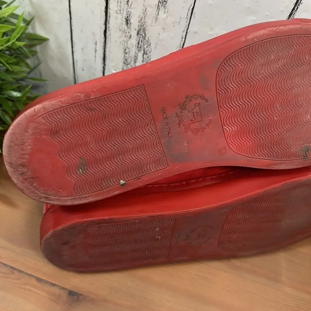 Del Toro Men's Red Suede‎ Chukka Sneaker Size 11